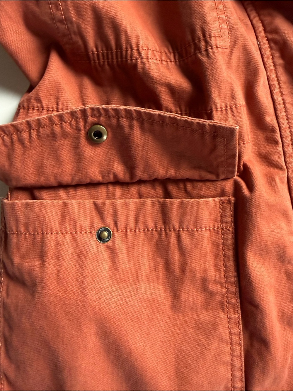 Madewell Rust Orange Utility Jacket - Picture 5 of 10